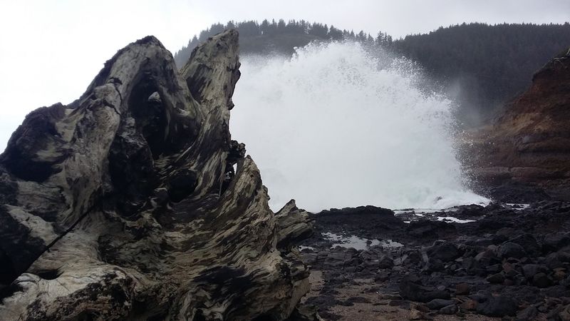 Capturing The Perfect Photo At Thor's Well Without Losing Your Camera