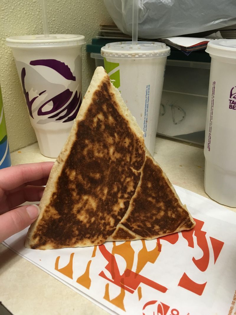 Grilled Stuft Nacho: Triangle Of Deliciousness