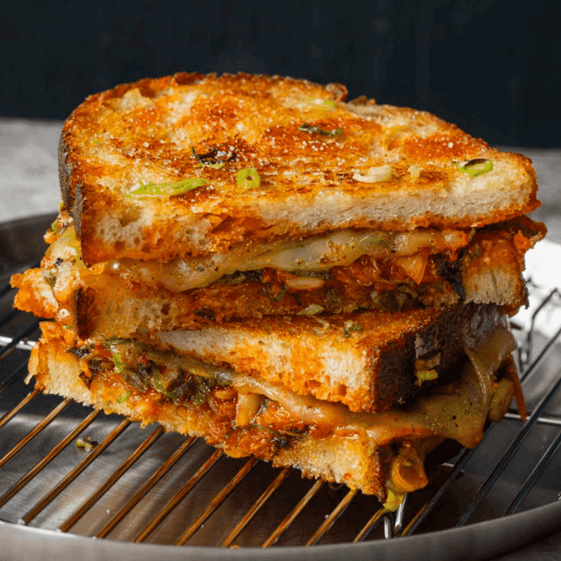 Grilled Cheese With Kimchi