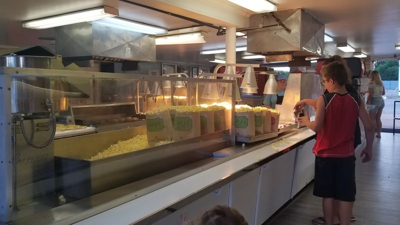 Concession Stand With Classic Drive-In Snacks
