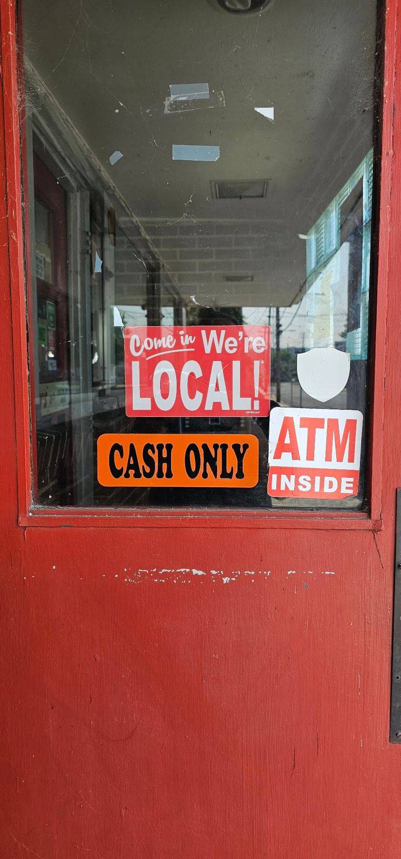 Cash Only, But There's An ATM Inside