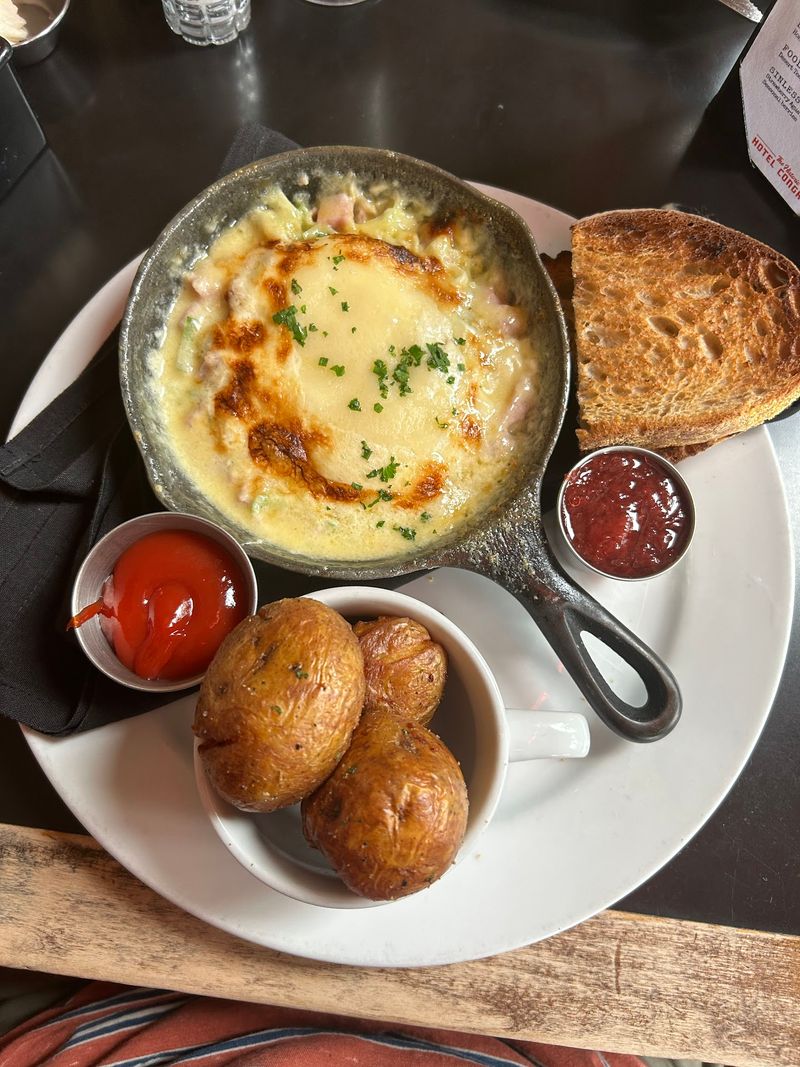 Cast Iron Baked Eggs, the Morning Headliner