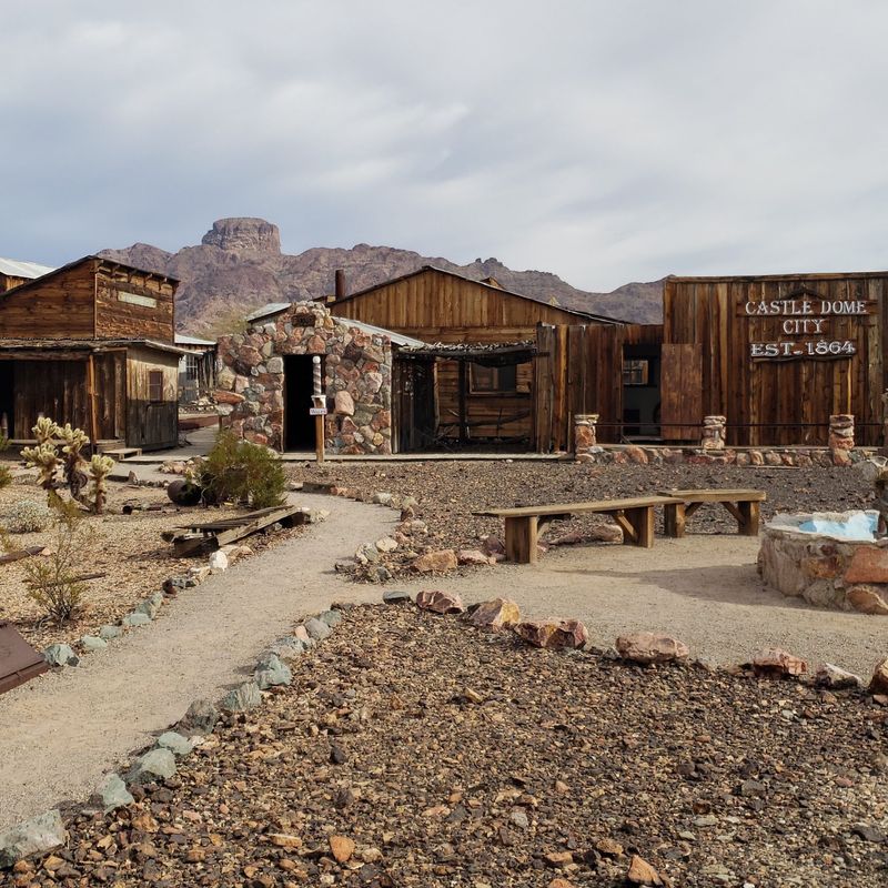 Castle Dome City Ghost Town And Hull Mine, North Of Yuma