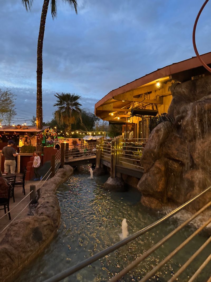 Outdoor Patio With Lagoon Views