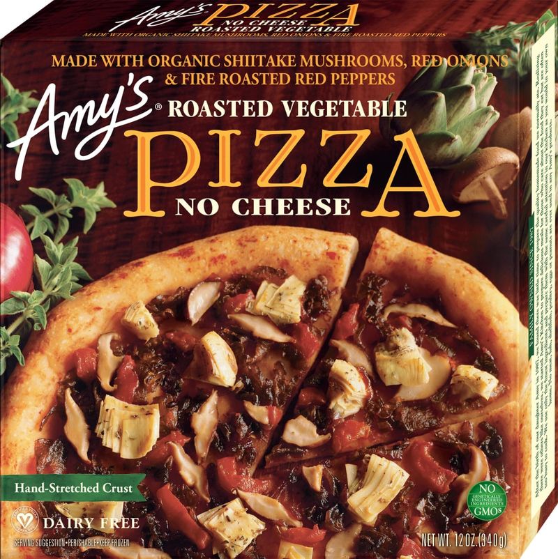 Amy’s Roasted Vegetable Pizza (No Cheese)