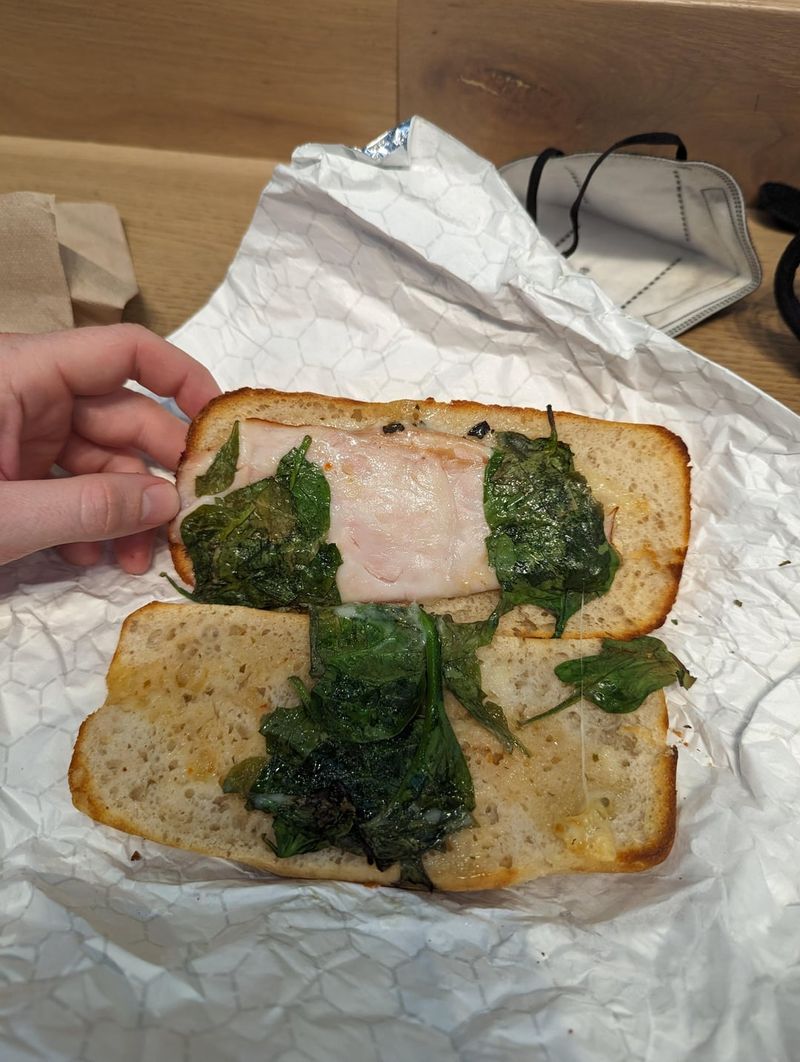 Airport Sandwich Disillusionment