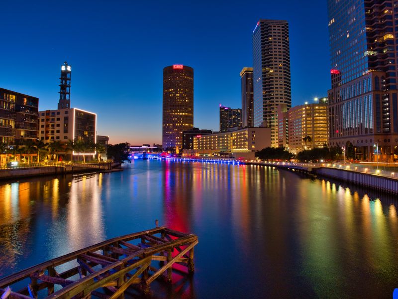 Sunset Finale At Cotanchobee Fort Brooke Park
