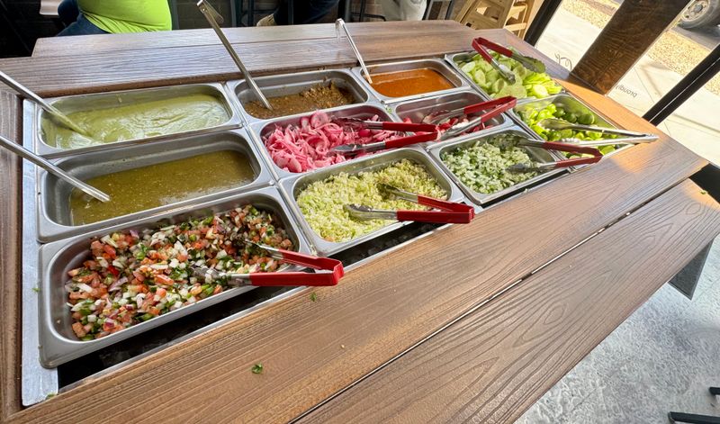 Build Your Perfect Taco At The Salsa Bar