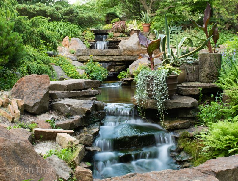 Water Features and Tranquil Fountains