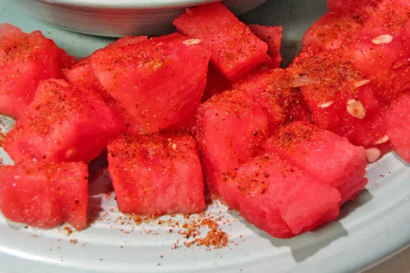 Sriracha-Honey Watermelon