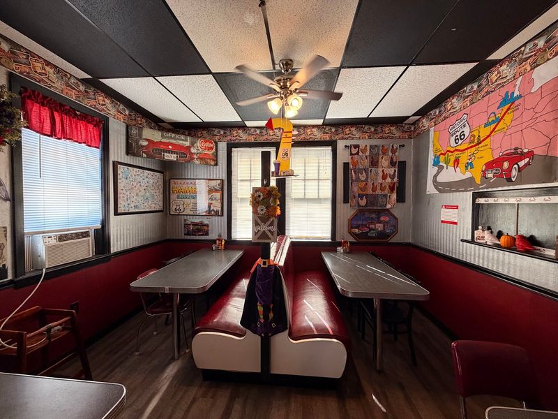 Checkered Floors, Red Booths, And Memorabilia Everywhere