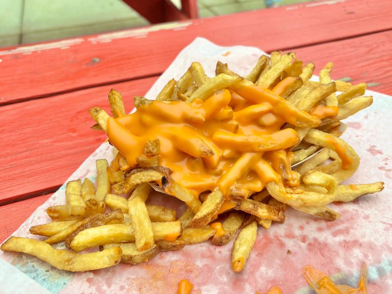 Cheddar Fries, Burgers, And Chocolate Shakes