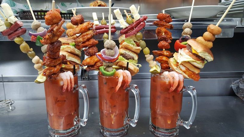 Cheese Curds Bloody Mary