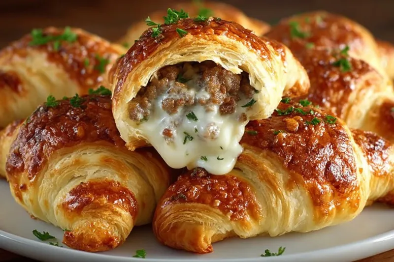 Sausage and Cream Cheese Crescents (Dinner Perfect!)