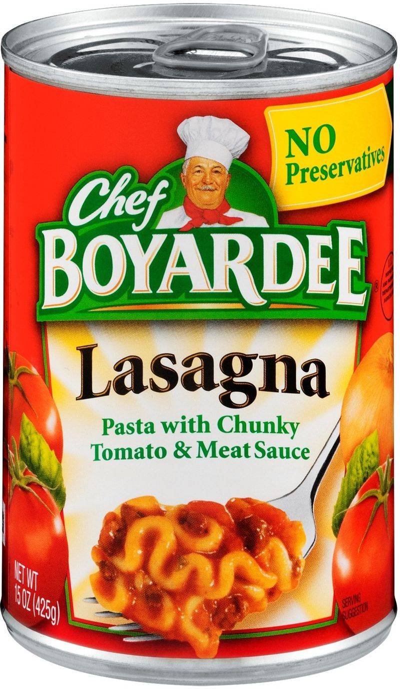 Chef Boyardee Lasagna