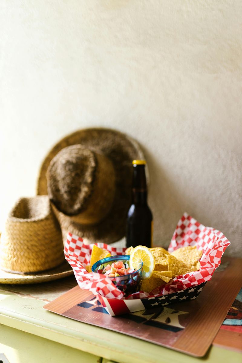 Cherry Salsa And Tortilla Chips