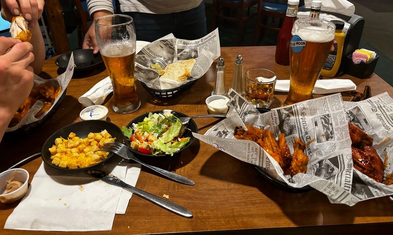 The Ribs And Wings Round Out The Menu Nicely