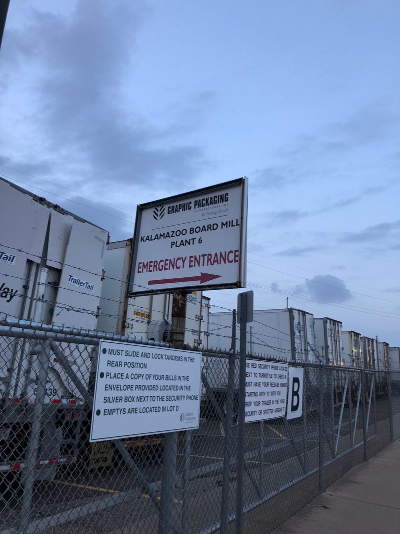 Kalamazoo Vegetable Parchment Company paper mill — Parchment area near the Kalamazoo River