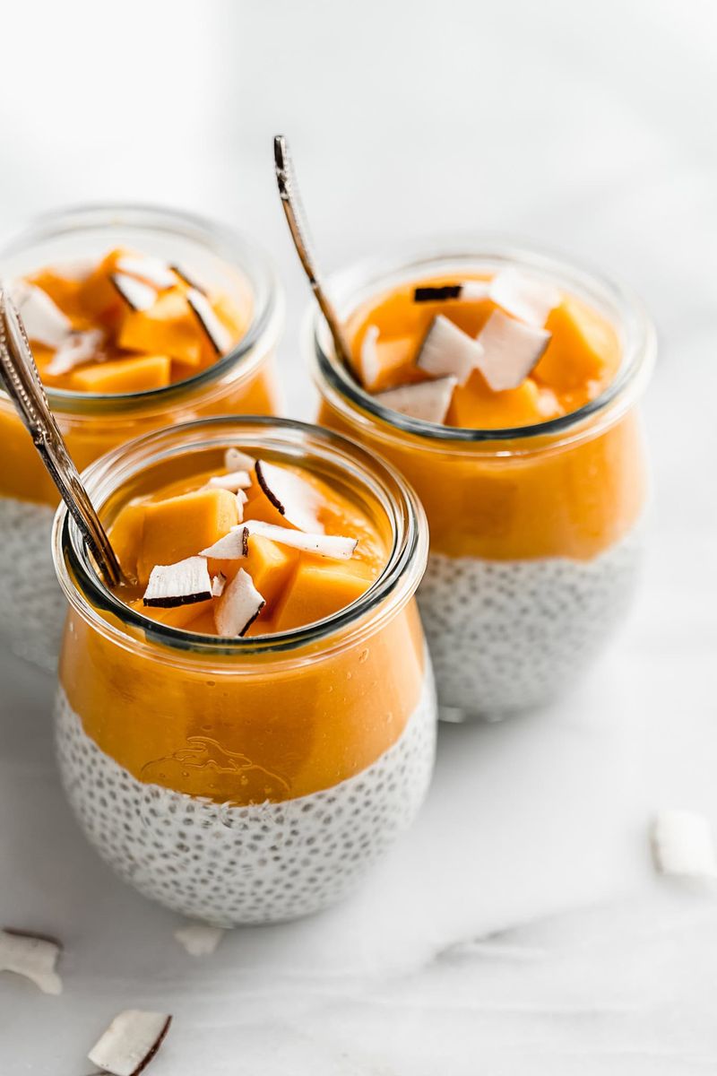 Luscious Mango Coconut Chia Pudding