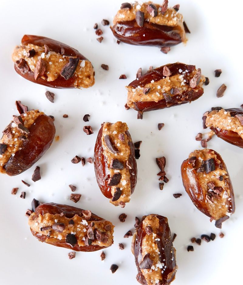 Stuffed Dates with Nut Butter