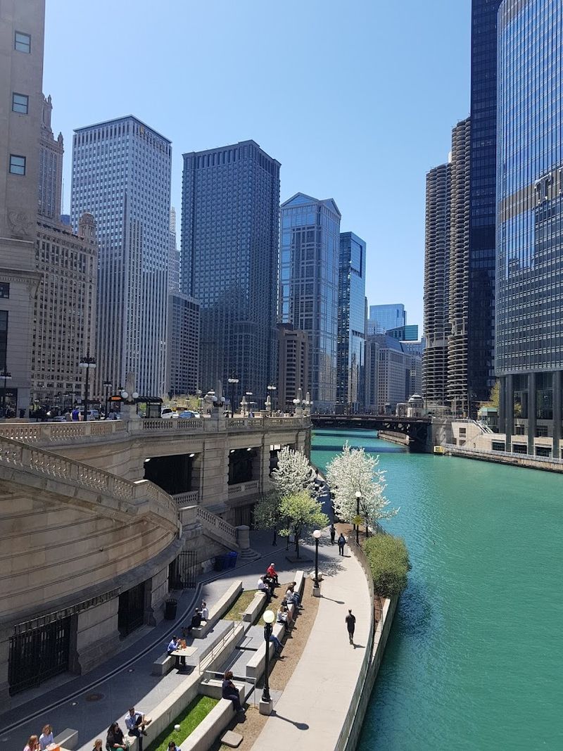 Chicago Riverwalk And The Loop, Chicago, Illinois