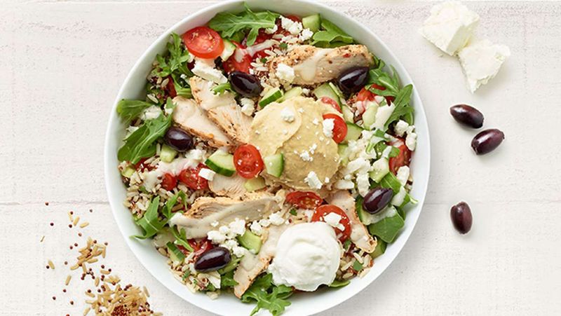 Panera's Mediterranean Bowl with Chicken
