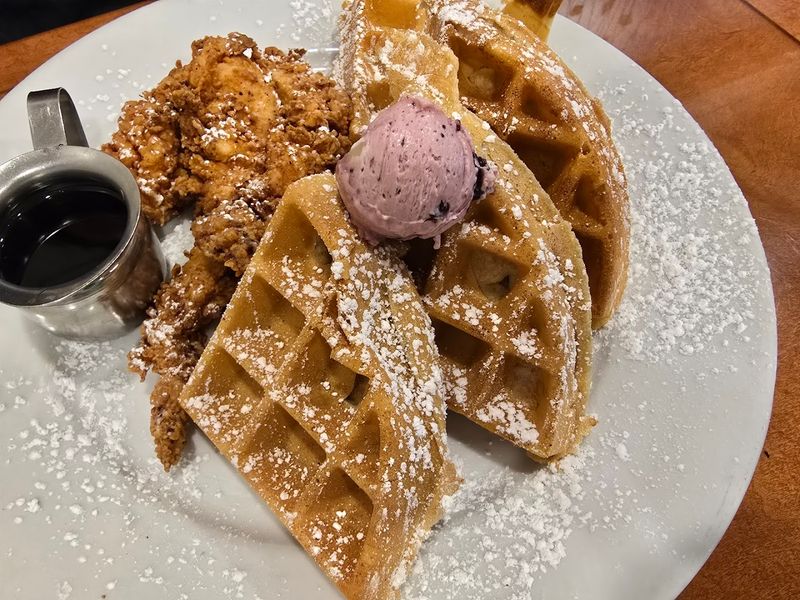 Chicken And Waffles Done The Peach Valley Way Chicken And Waffles Done The Peach Valley Way