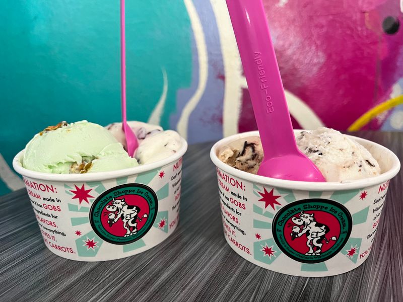 Blue Moon Ice Cream, Chocolate Shoppe Ice Cream, Madison