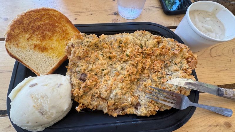 Chicken Fried Steak And Okra Round Out The Story Chicken Fried Steak And Okra Round Out The Story