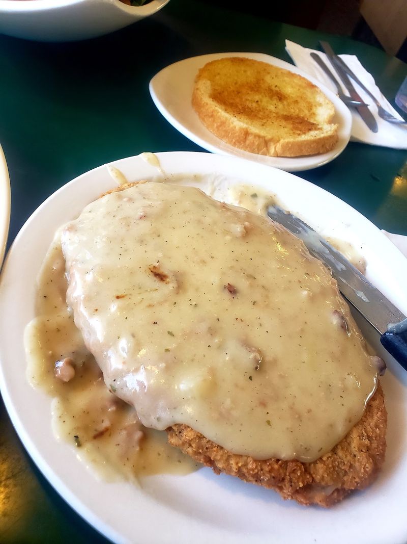 Chicken Fried Steak With Its Own Plate