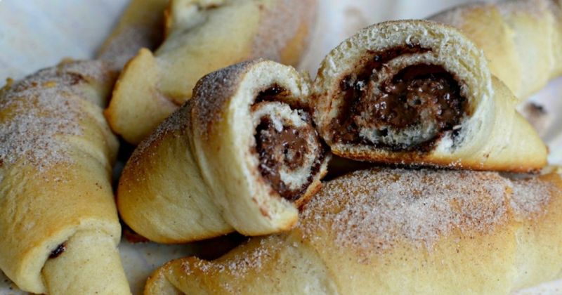 Chocolate Hazelnut Crescents