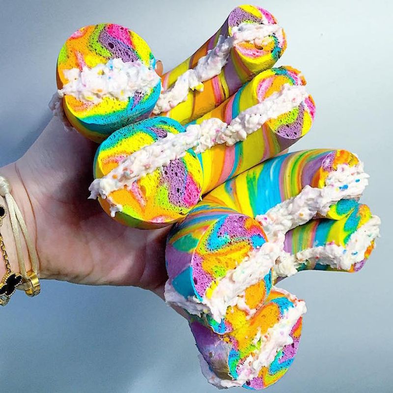 Rainbow Bagel: Brooklyn's Psychedelic Breakfast