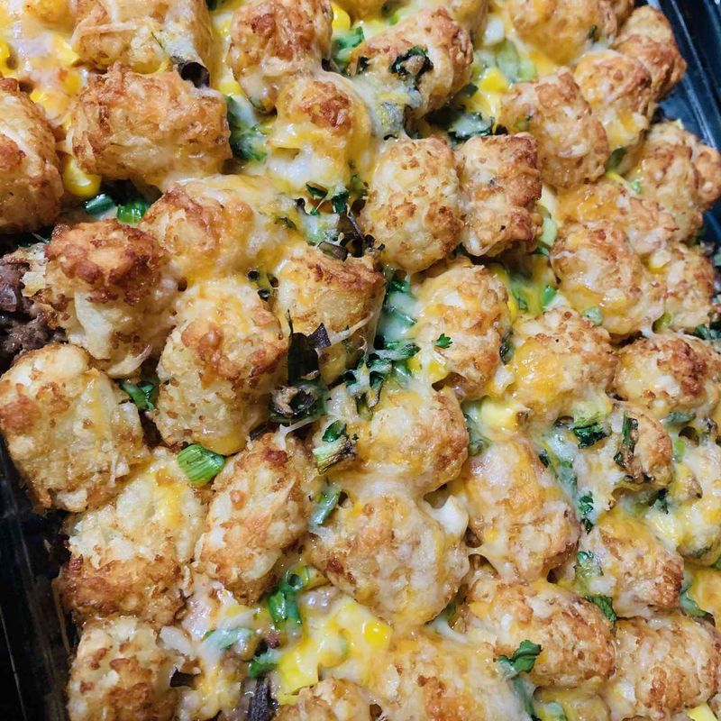 Cactus Tater Tot Casserole