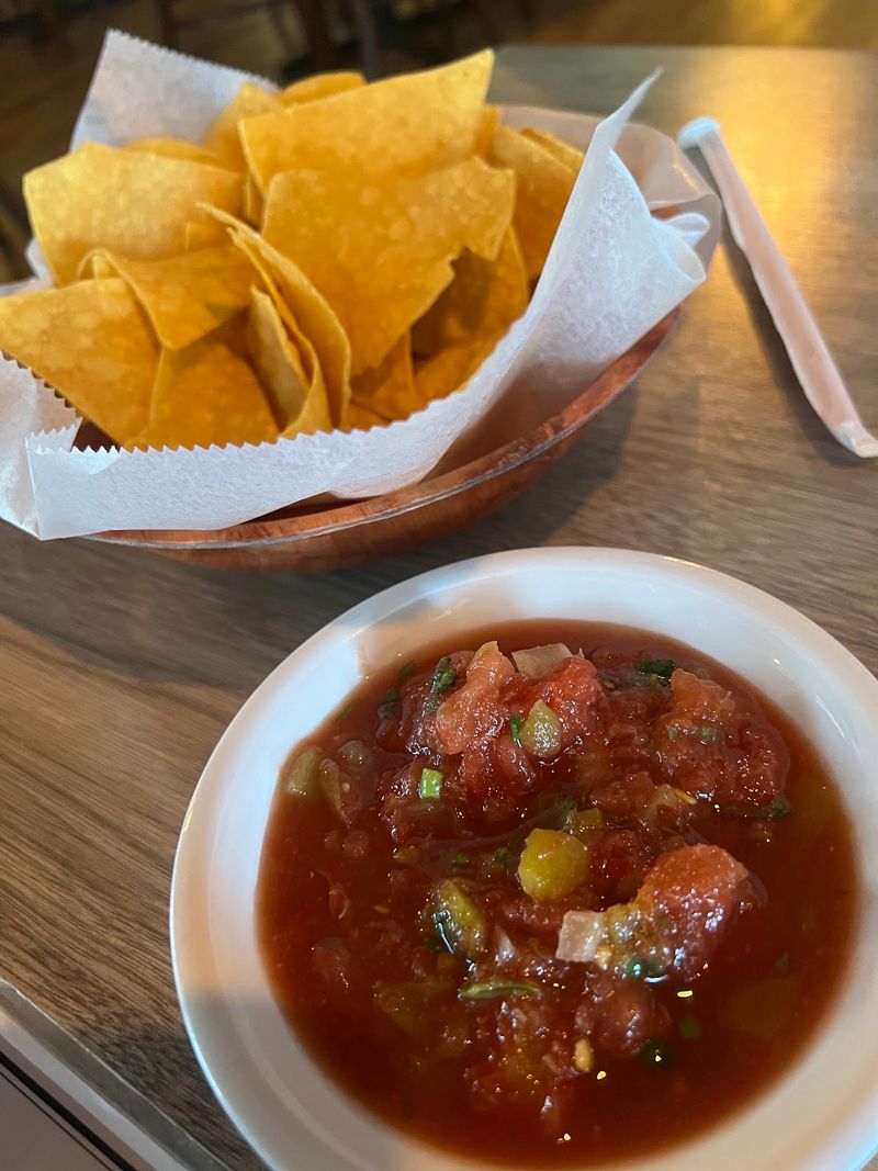 Chips, House Salsa, and a Famous Bean Dip