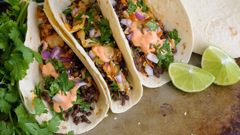 Tacos With Mac & Cheese