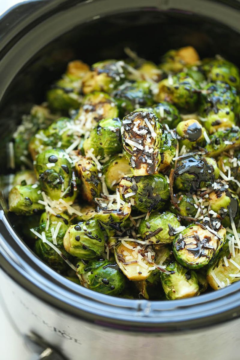 Balsamic Glazed Brussels Sprouts