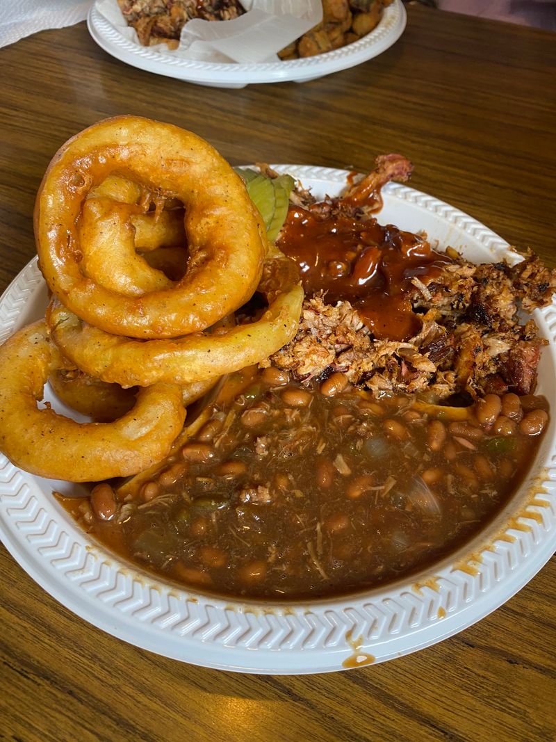 Try The Baked Beans And Onion Rings As Sides