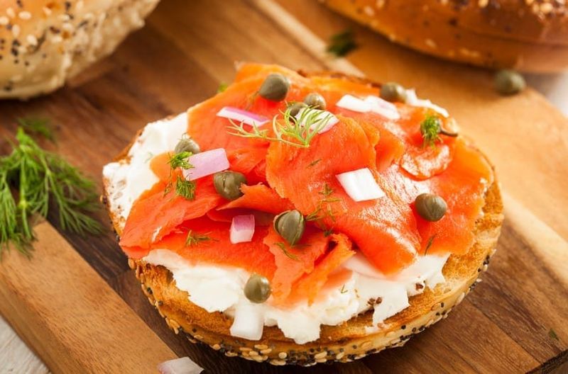 Cream Cheese and Lox Savory French Toast
