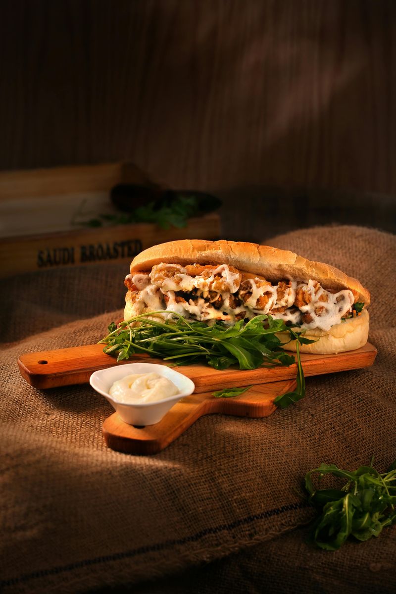 Chopped Chicken BBQ Sandwich Chopped Chicken BBQ Sandwich