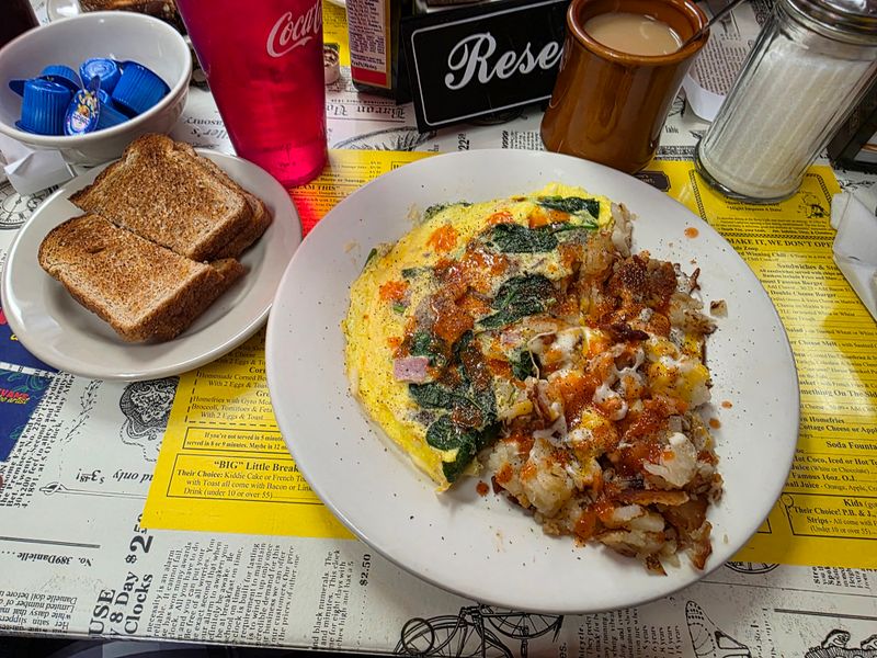 Corned Beef Hash Omelet That Means Business
