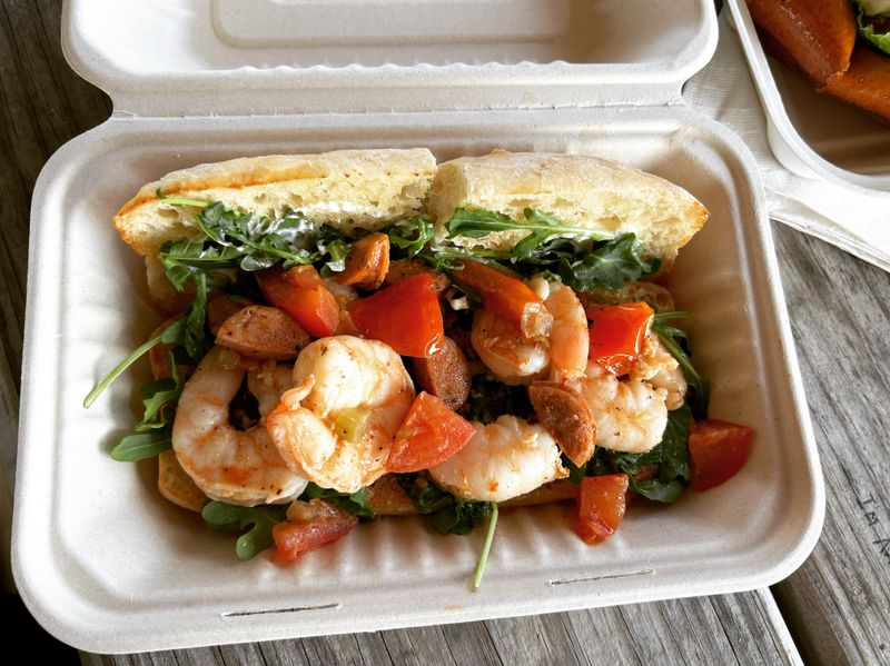 Shrimp Po Boy That Respects Crunch