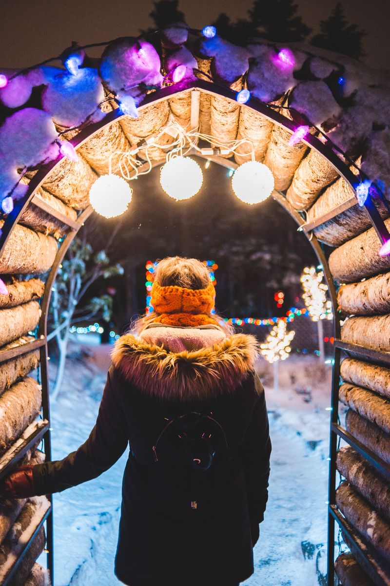 Christmas Walk At Dow Gardens