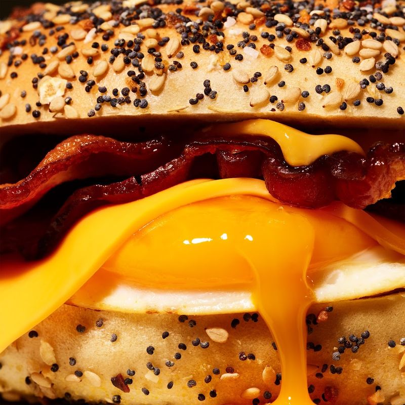 Egg Everything With Egg and Cheese