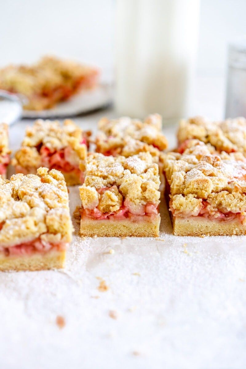Zesty Rhubarb Bars