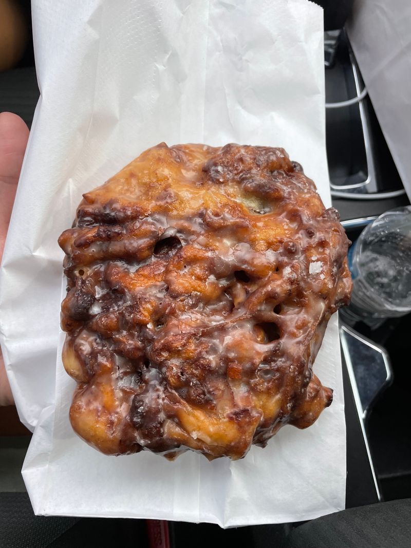 Apple Fritter With Caramelized Edges