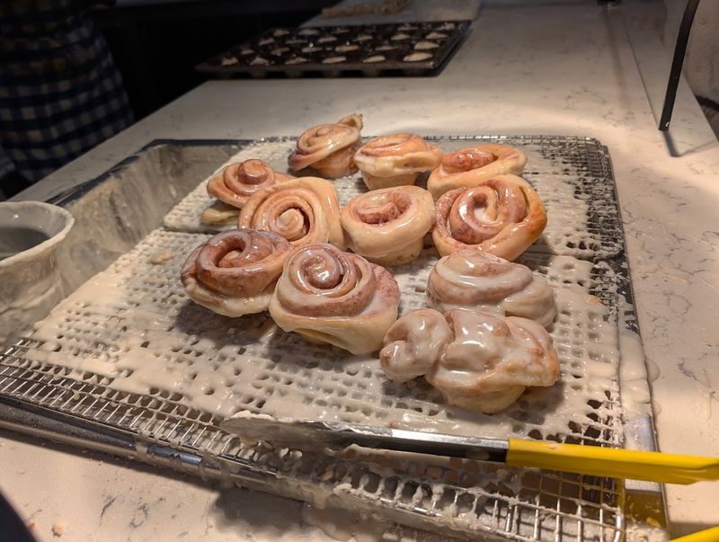 Cinnamon Rolls Made Fresh Right In Front Of You