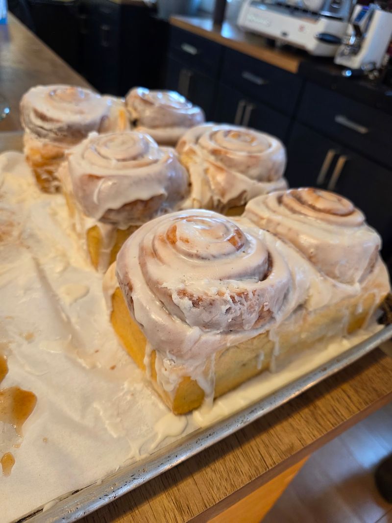 Cinnamon Rolls Nearly As Big As Your Head