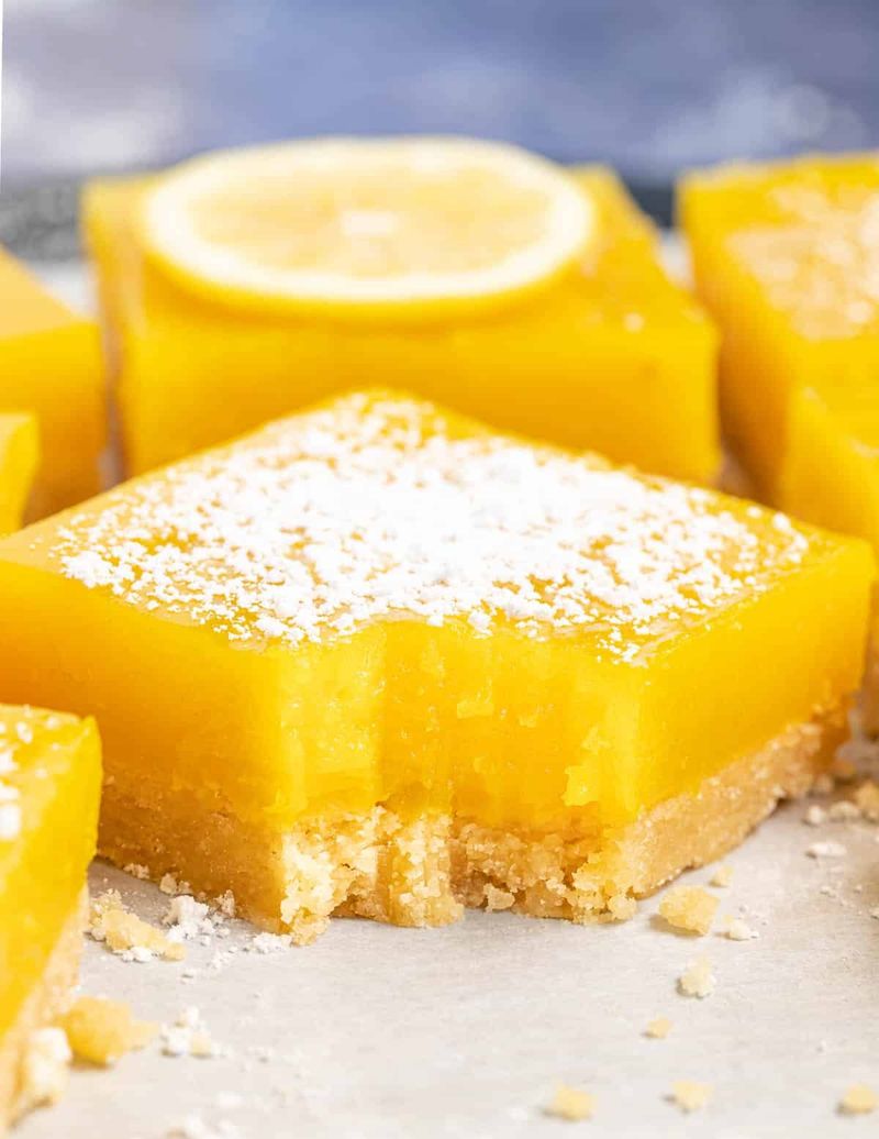 Tangy Lemon Bars with Shortbread Base