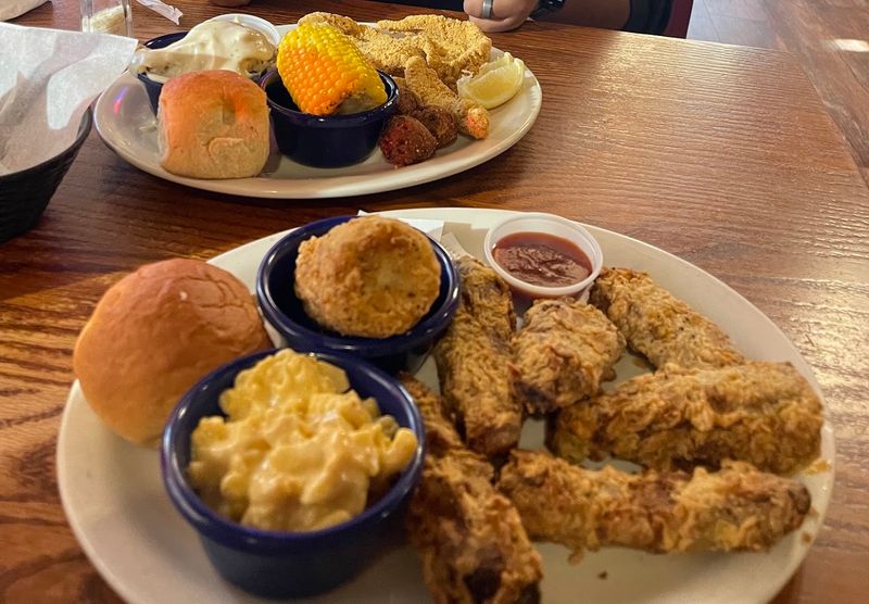 Thick Cream Cheese Icing Melted Over Fresh From Oven Rolls