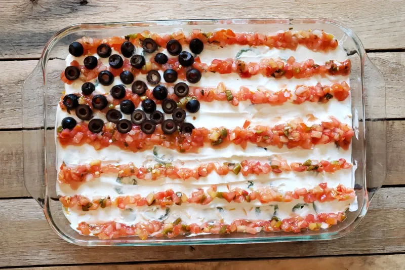 Seven-Layer Flag Dip